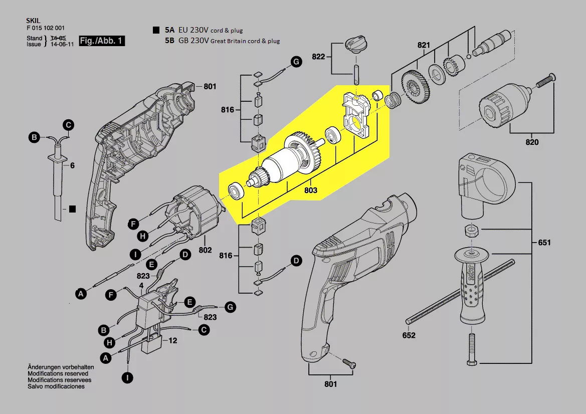 rotor réf. 2610Z06528 Skil